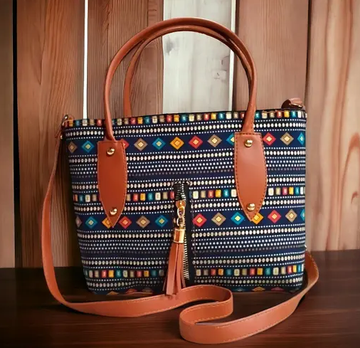 BEAUTIFUL IKKAT DESIGN SLING BAGS