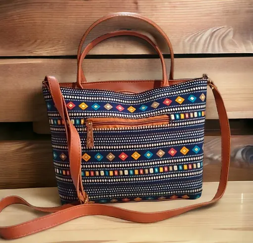 BEAUTIFUL IKKAT DESIGN SLING BAGS Additional Image