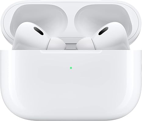 Apple AirPods Pro (2nd Gen) Wireless Earbuds, Up to 2X More Active Noise Cancelling, Adaptive Transparency, Personalized Spatial Audio MagSafe Charging Case (Lightning) Bluetooth Headphones for iPhone Additional Image